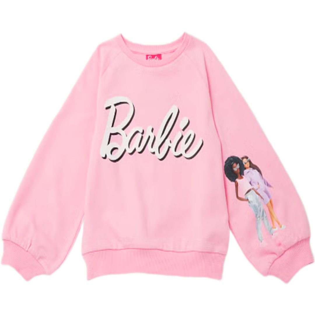 Barbie | Pink Sweatshirt | Little Gecko