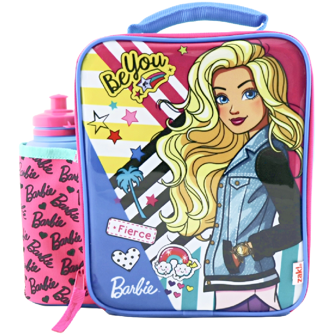 Barbie | Lunch Bag & Drink Bottle Set | Little Gecko