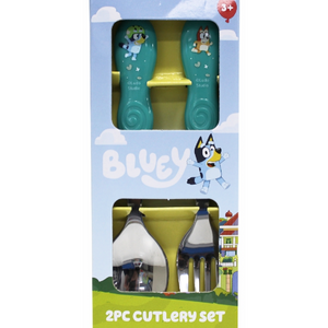 Bluey | 2pc Teal Cutlery Set | Little Gecko
