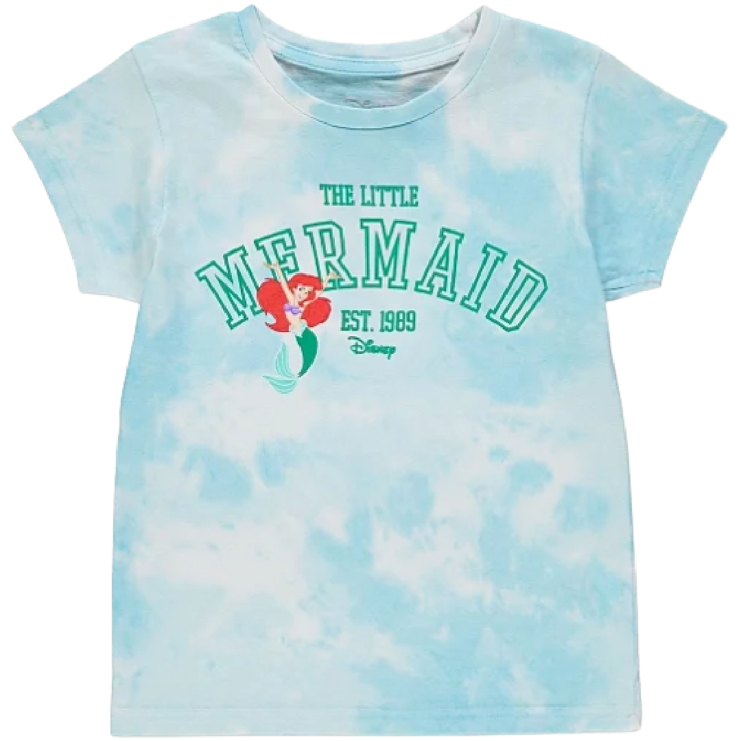 Disney Princess | Blue Ariel T-Shirt | Little Gecko