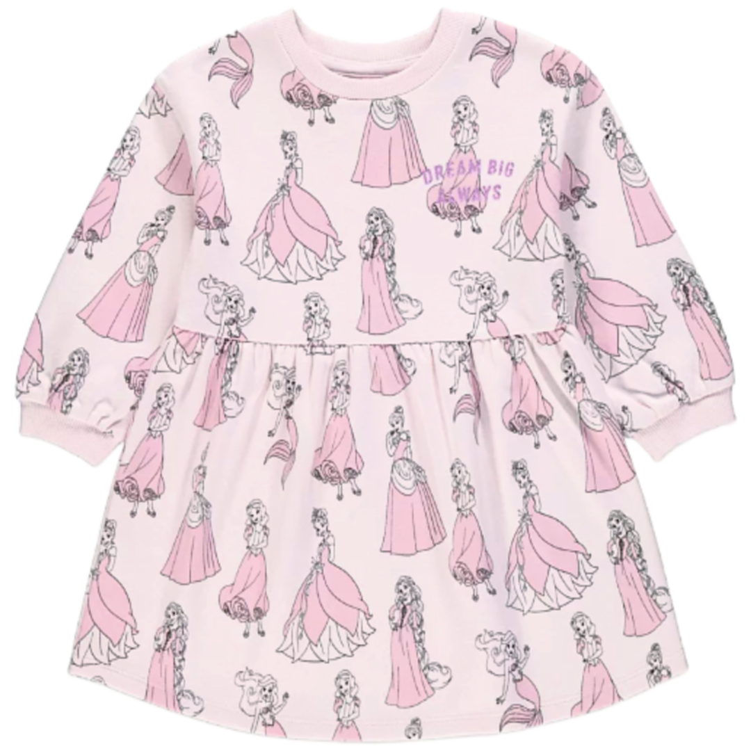 Disney Princess | Pink Sweater Dress | Little Gecko