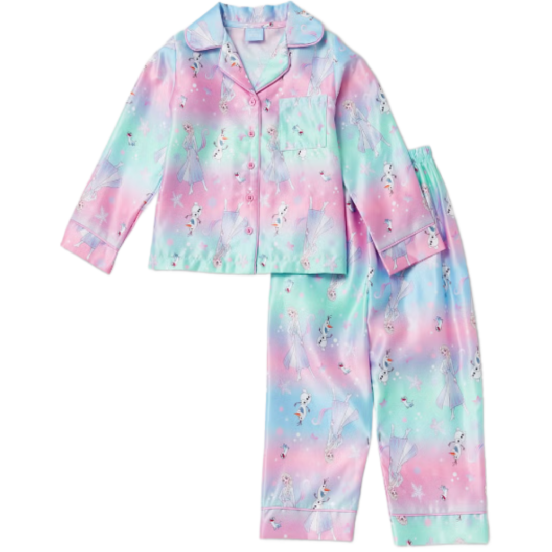 Frozen | Ombre Pastel Satin Pyjamas | Little Gecko