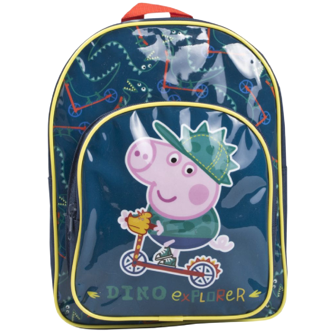 George Pig | Dino Explorer Backpack | Little Gecko