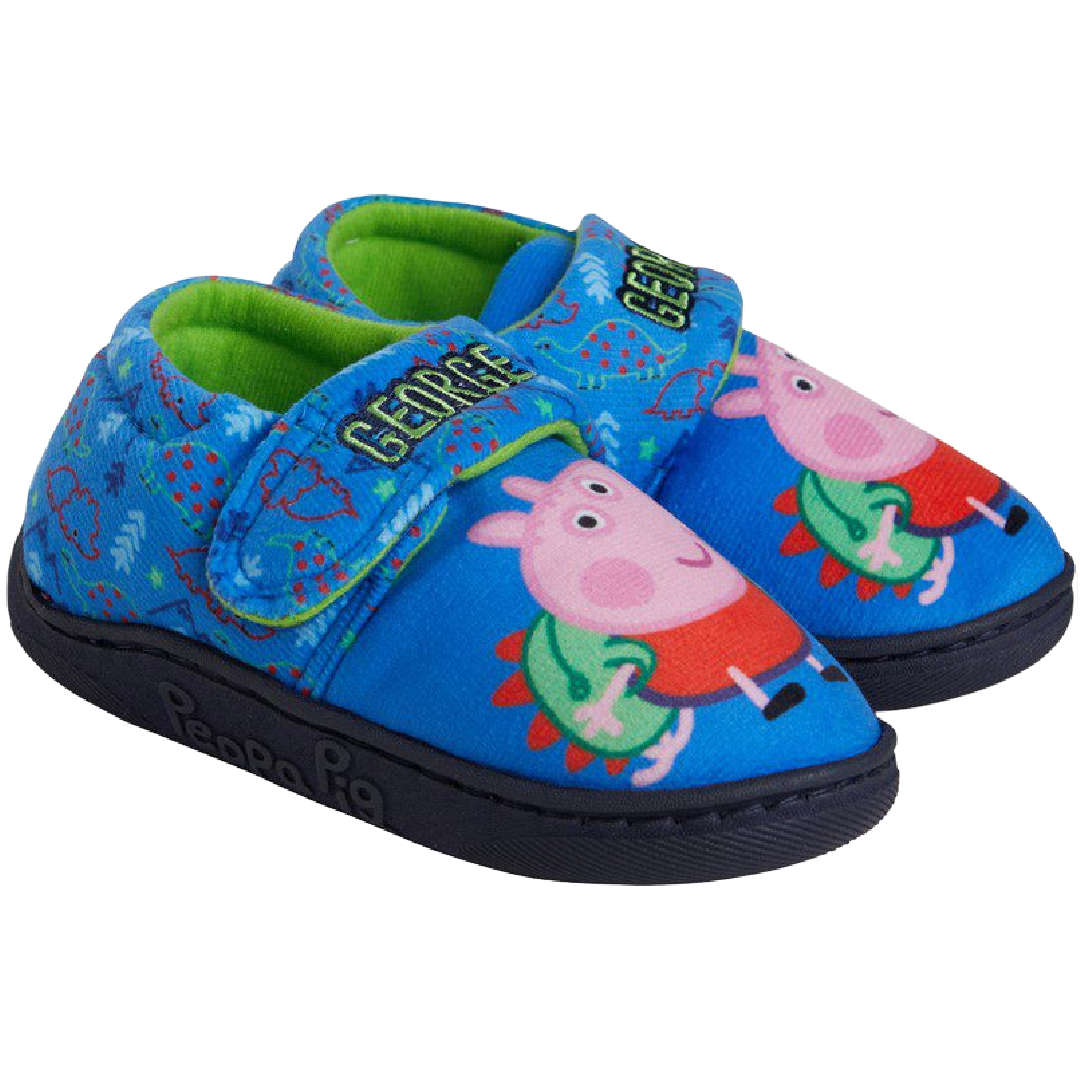 George Pig | Blue Slippers | Little Gecko