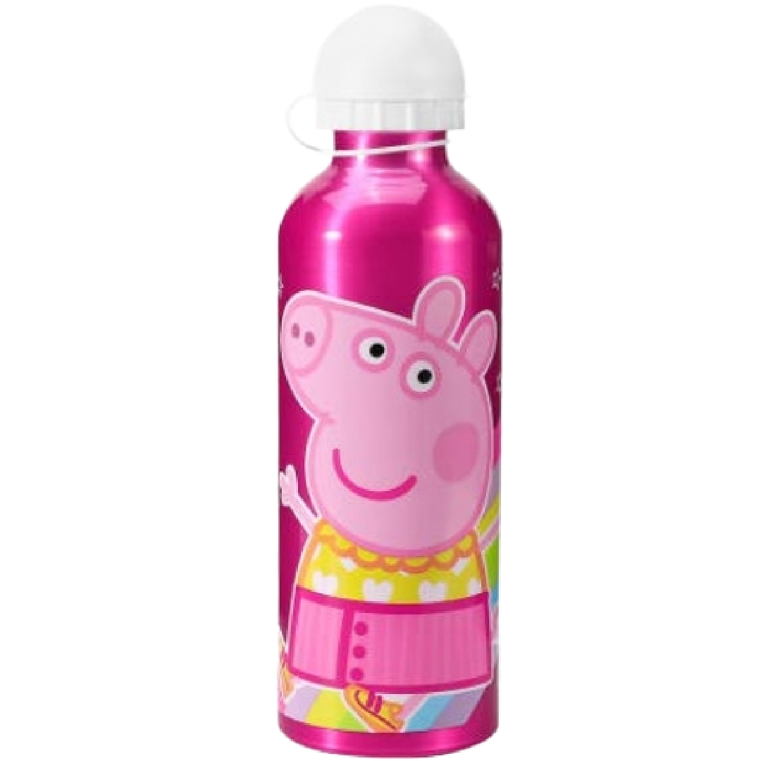 Peppa Pig | Pink Stainless Steel Drink Bottle | Little Gecko