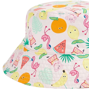 Peppa Pig | Pink Tropical Bucket Hat | Little Gecko