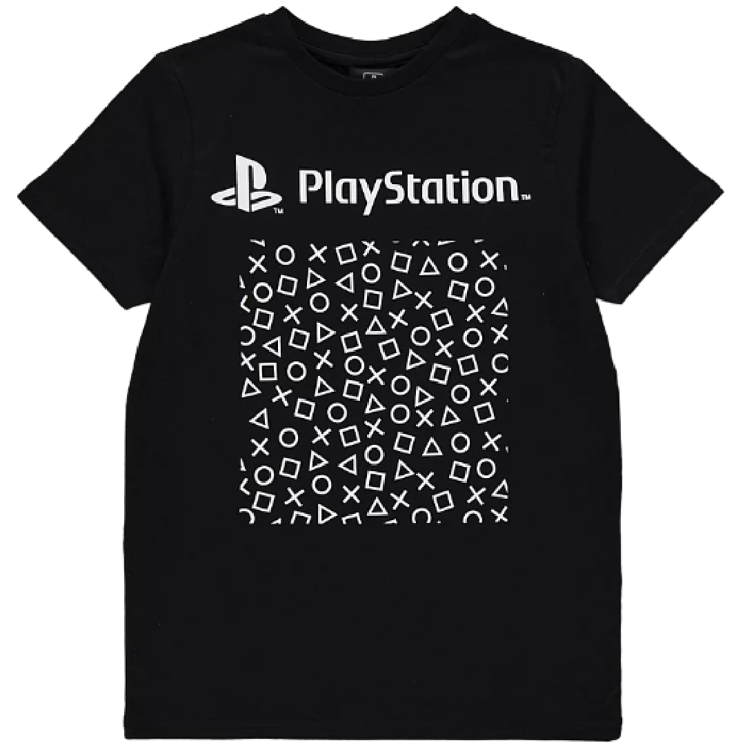 PlayStation | Black T-Shirt | Little Gecko