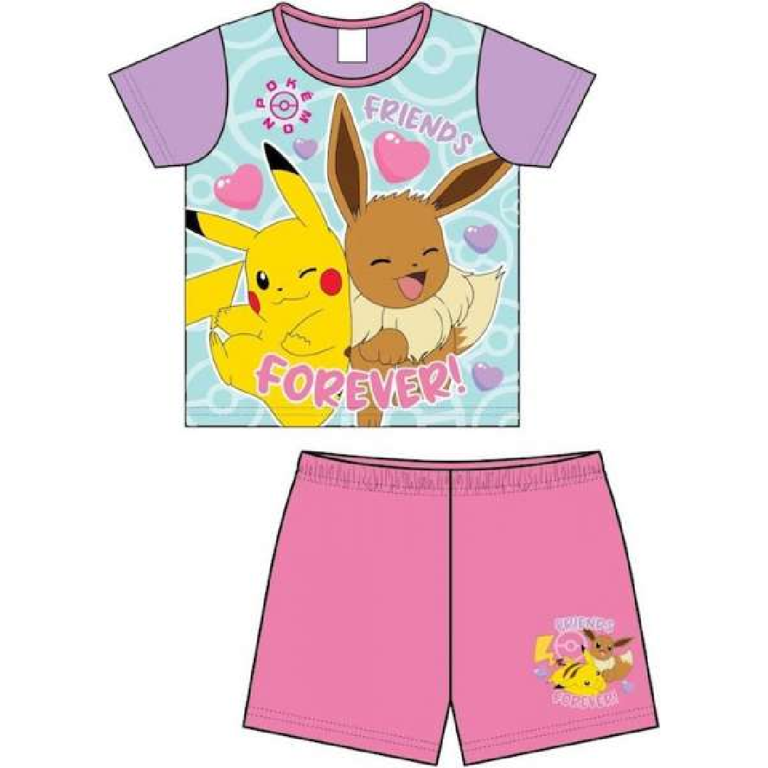 Pokémon | Friends Forever Shortie Pyjamas | Little Gecko
