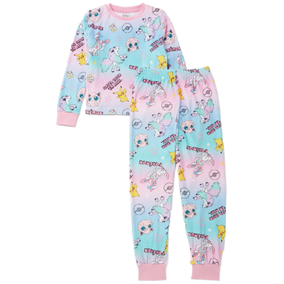 Pokémon | Pastel Ombre Velour Pyjamas | Little Gecko