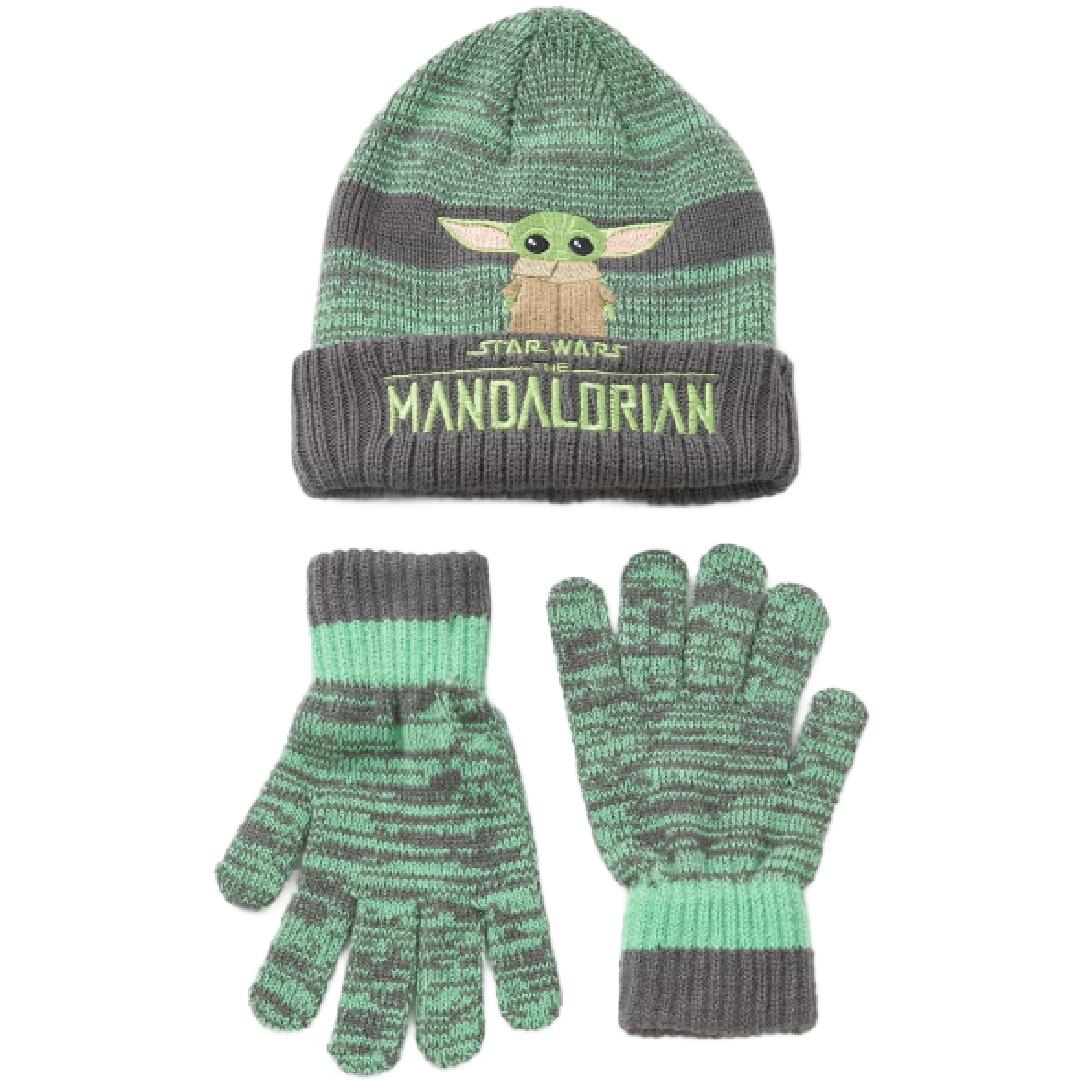 Star Wars | Mandalorian Beanie & Gloves Set | Little Gecko
