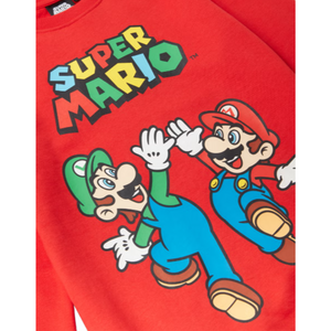Super Mario | Red Sweatshirt | Little Gecko