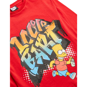 The Simpsons | Red Bart T-Shirt | Little Gecko