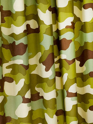 ARMY CAMOUFLAGE Ready-Made Lined Curtains