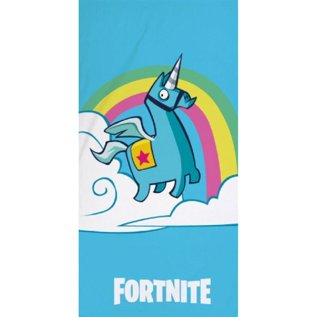 Fortnite | Unicorn Rainbow Towel | Little Gecko