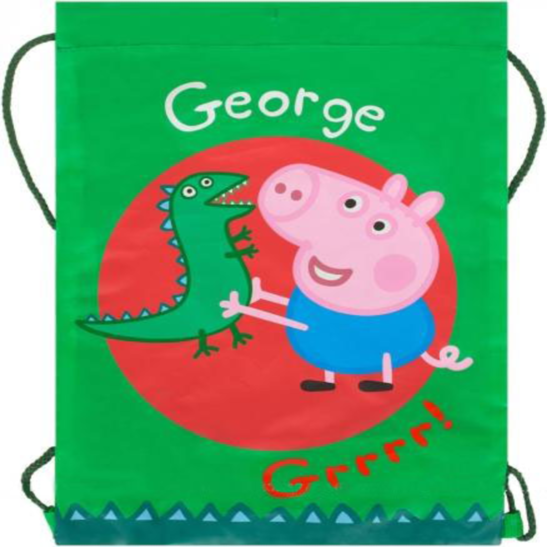 George Pig | Drawstring Bag | Little Gecko