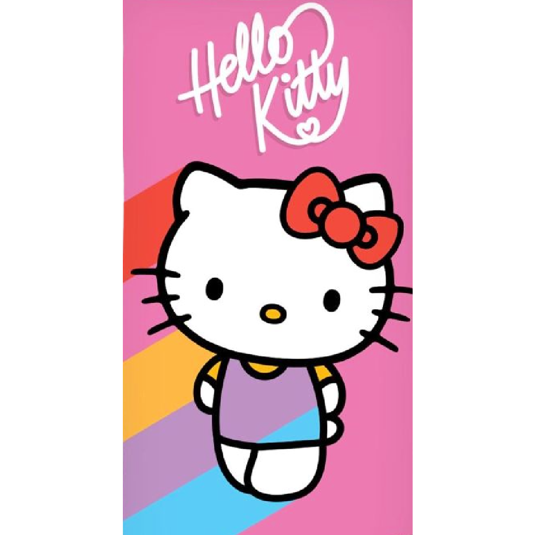 Hello Kitty | Pink Towel | Little Gecko