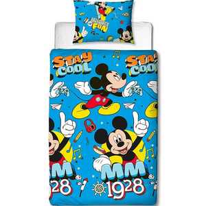 Mickey Mouse | Cool Single Bed Quilt Cover Set | Little Gecko
