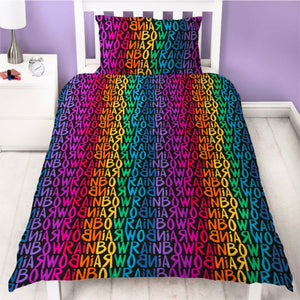 Rainbow High | Glow Single Bed Quilt Cover Set | Little Gecko