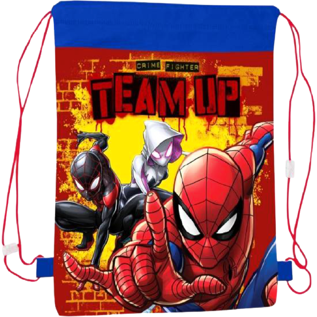 Spiderman | Ultimate Drawstring Bag | Little Gecko