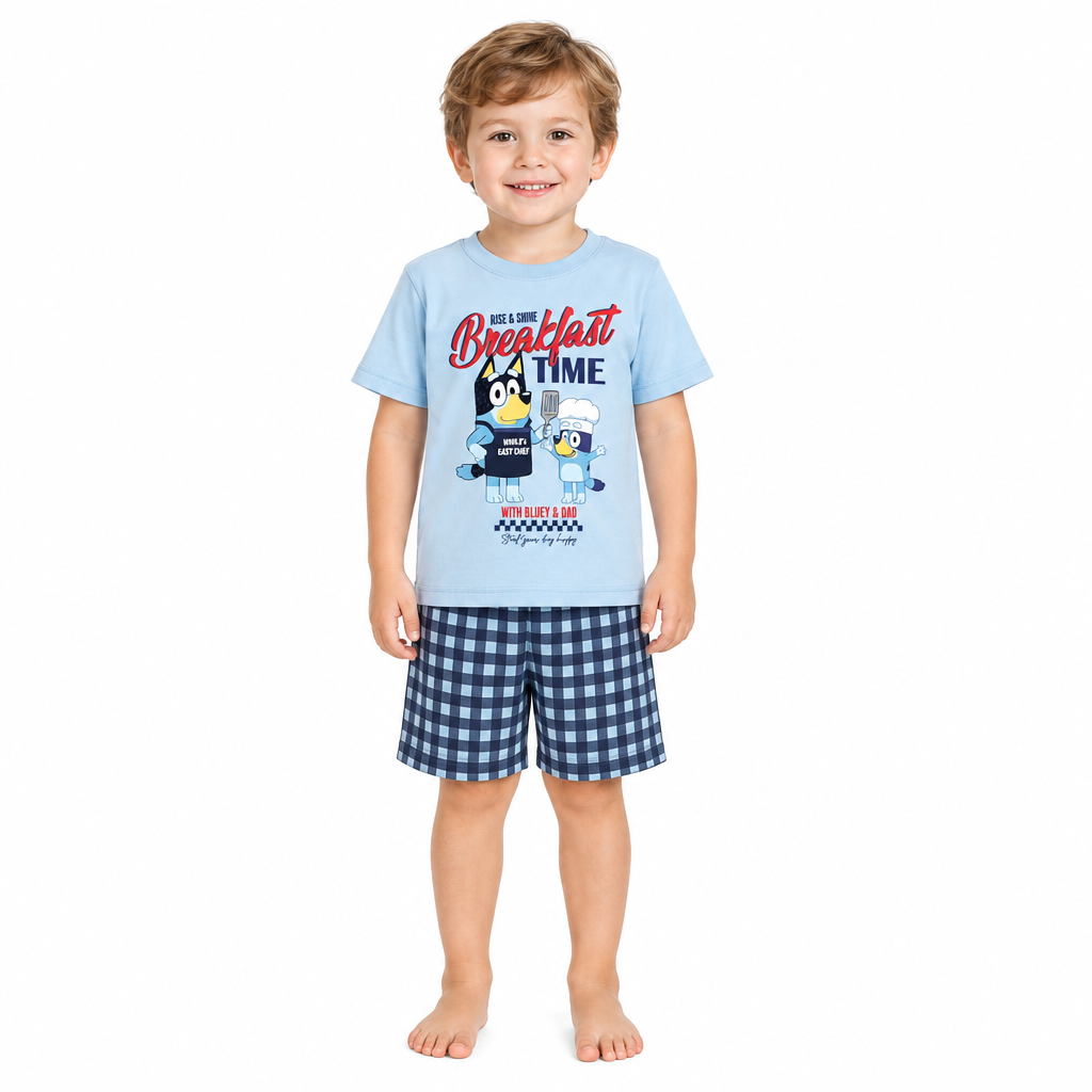 BLUEY Breakfast Time Shortie Pyjama Set