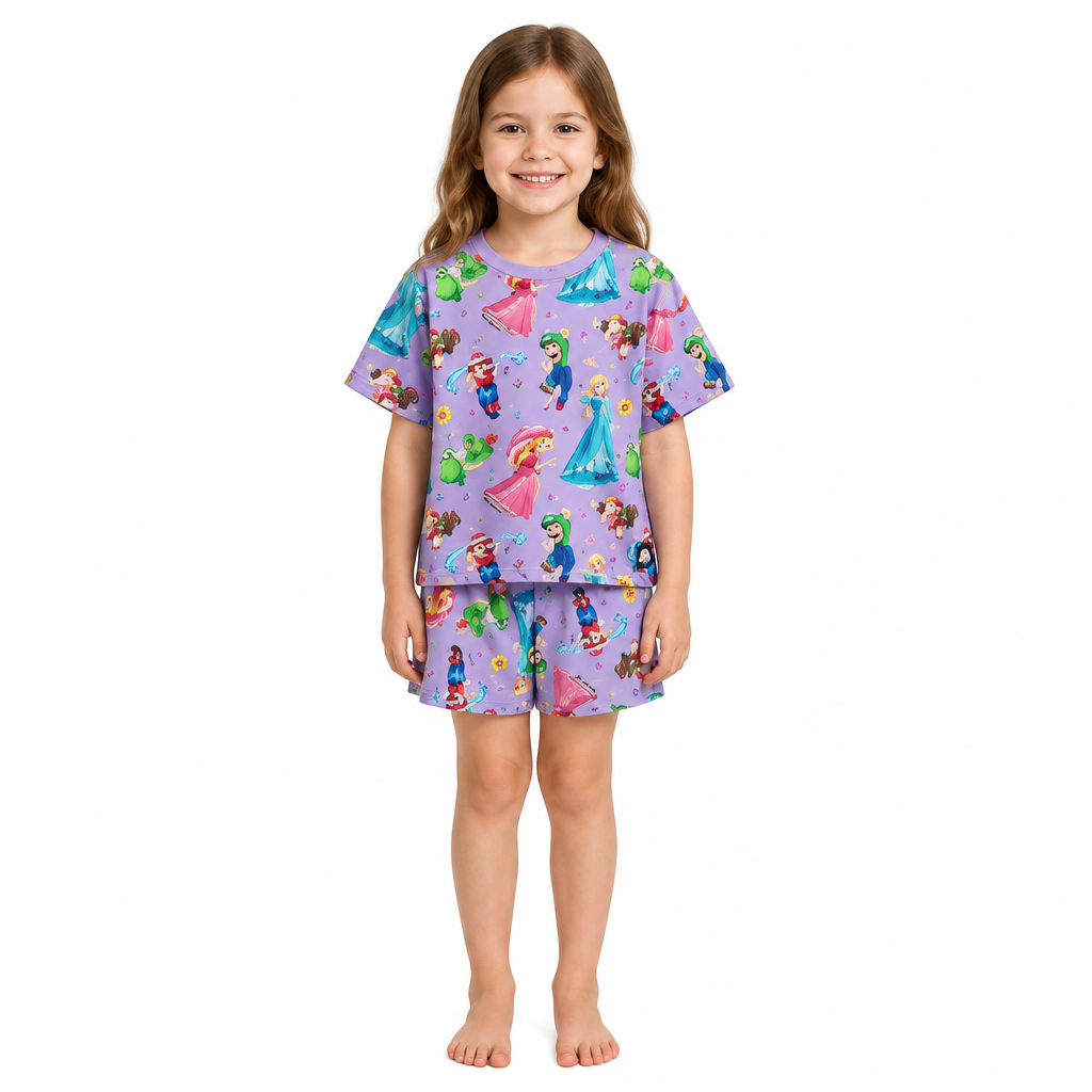 SUPER MARIO Princess Peach Shortie Pyjama Set