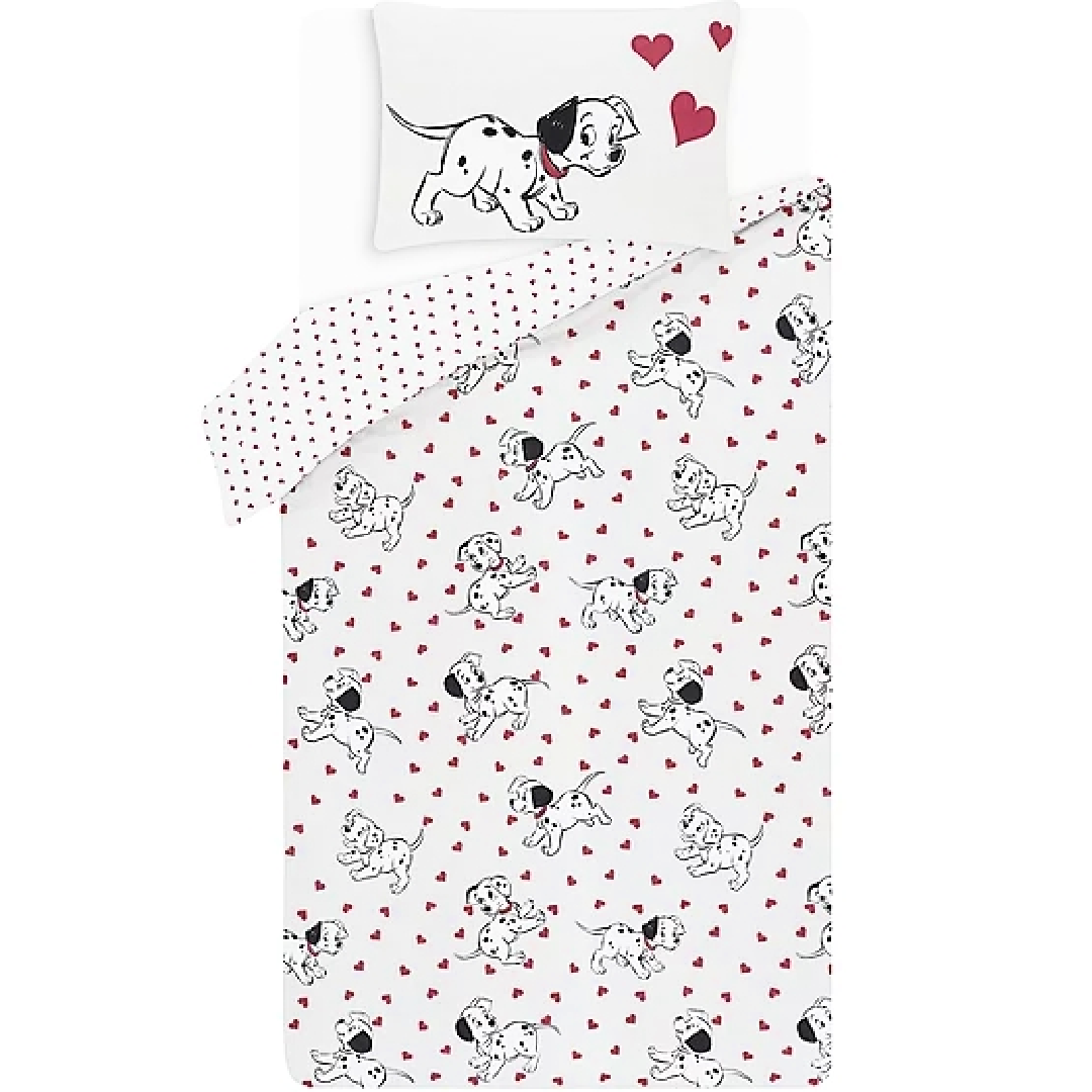 101 Dalmatians | Single Bed Quilt Cover Set | Little Gecko