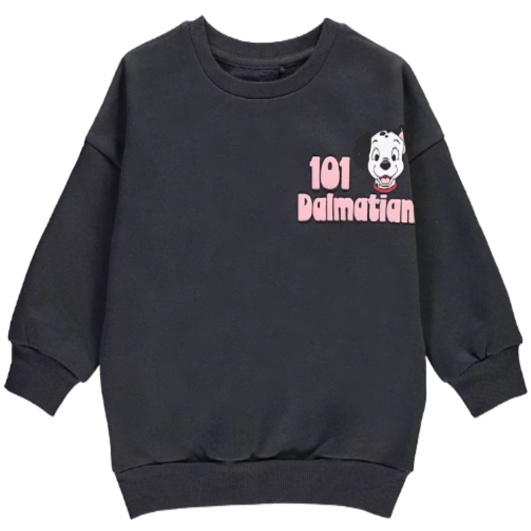 101 Dalmatians | Charcoal Sweatshirt | Little Gecko