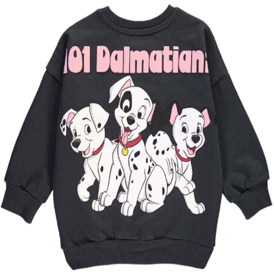 101 Dalmatians | Charcoal Sweatshirt | Little Gecko