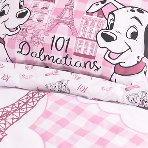 101 Dalmatians | Single Bed Quilt Cover Set - Paris | Little Gecko