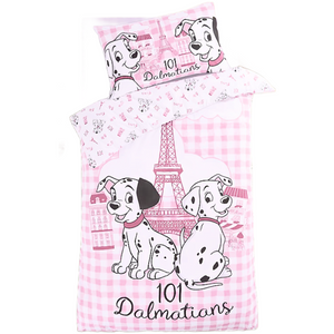 101 Dalmatians | Single Bed Quilt Cover Set - Paris | Little Gecko