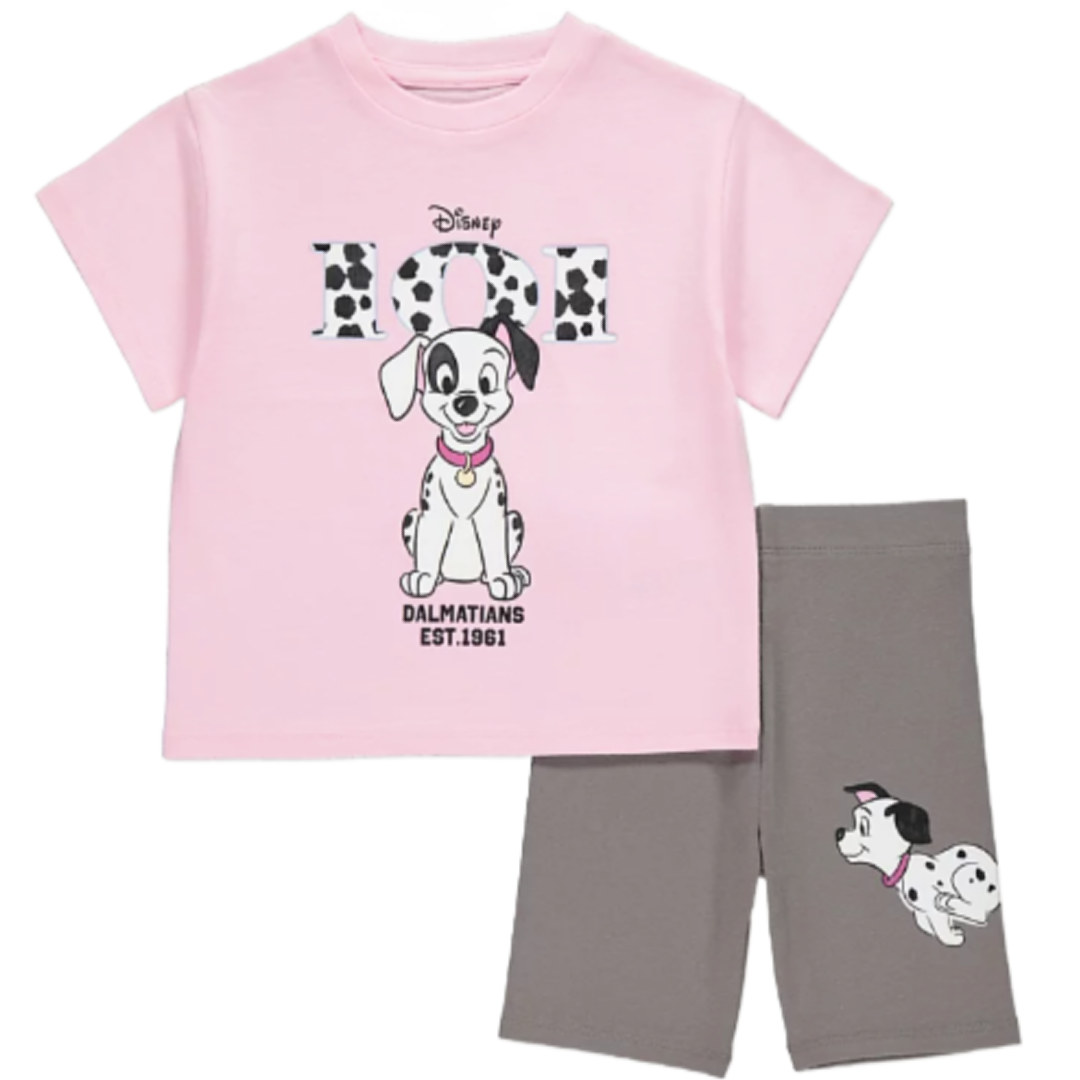 101 DALMATIANS Pink T-Shirt & Shorts Set