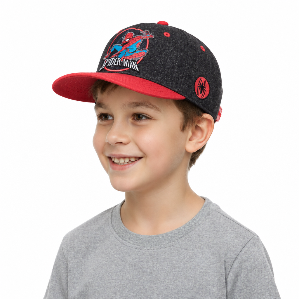 SPIDERMAN Black/Red Cap