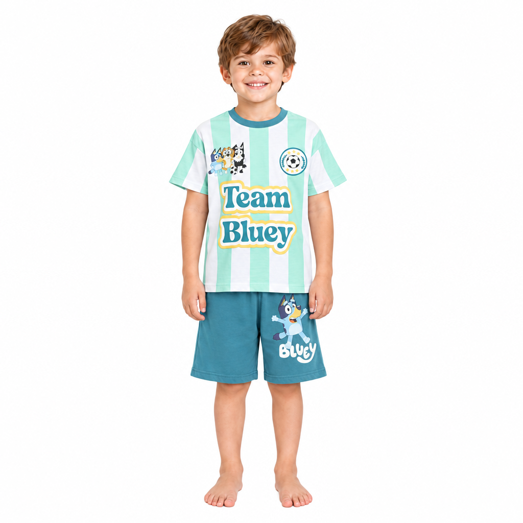 BLUEY Team Bluey Shortie Pyjama Set