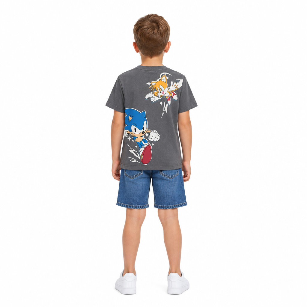 SONIC THE HEDGEHOG Charcoal T-Shirt