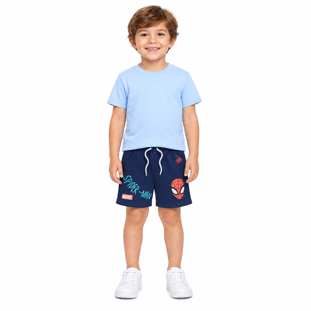 SPIDERMAN Navy Shorts