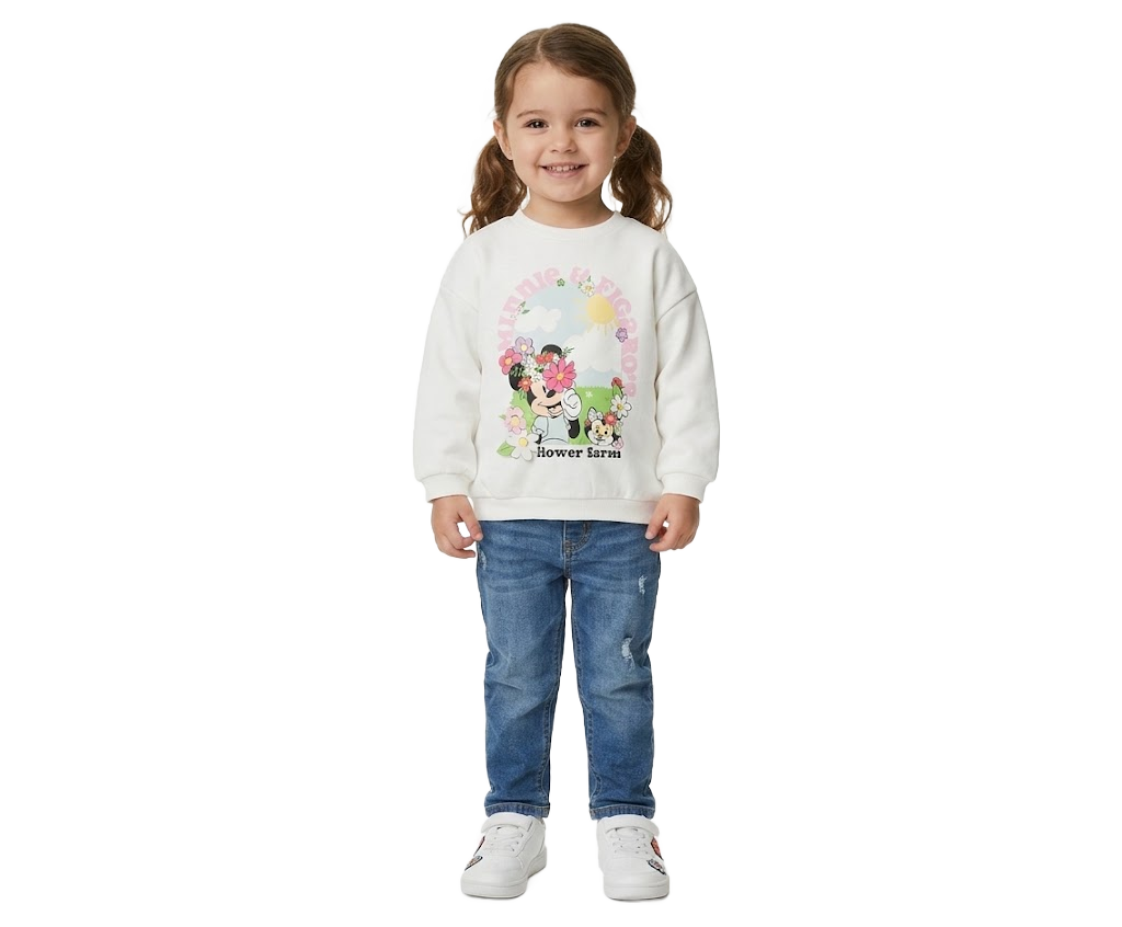 MINNIE MOUSE Flower Garden Sweatshirt