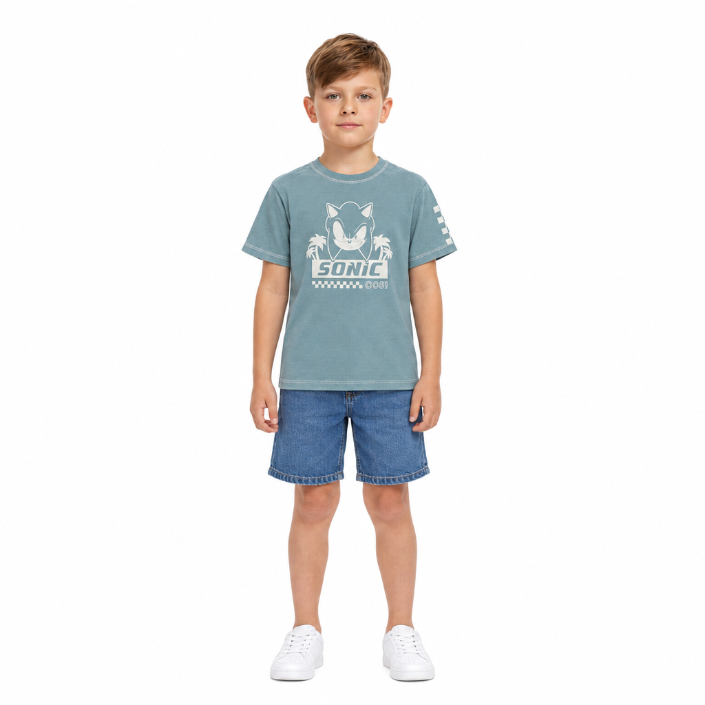SONIC THE HEDGEHOG Blue T-Shirt