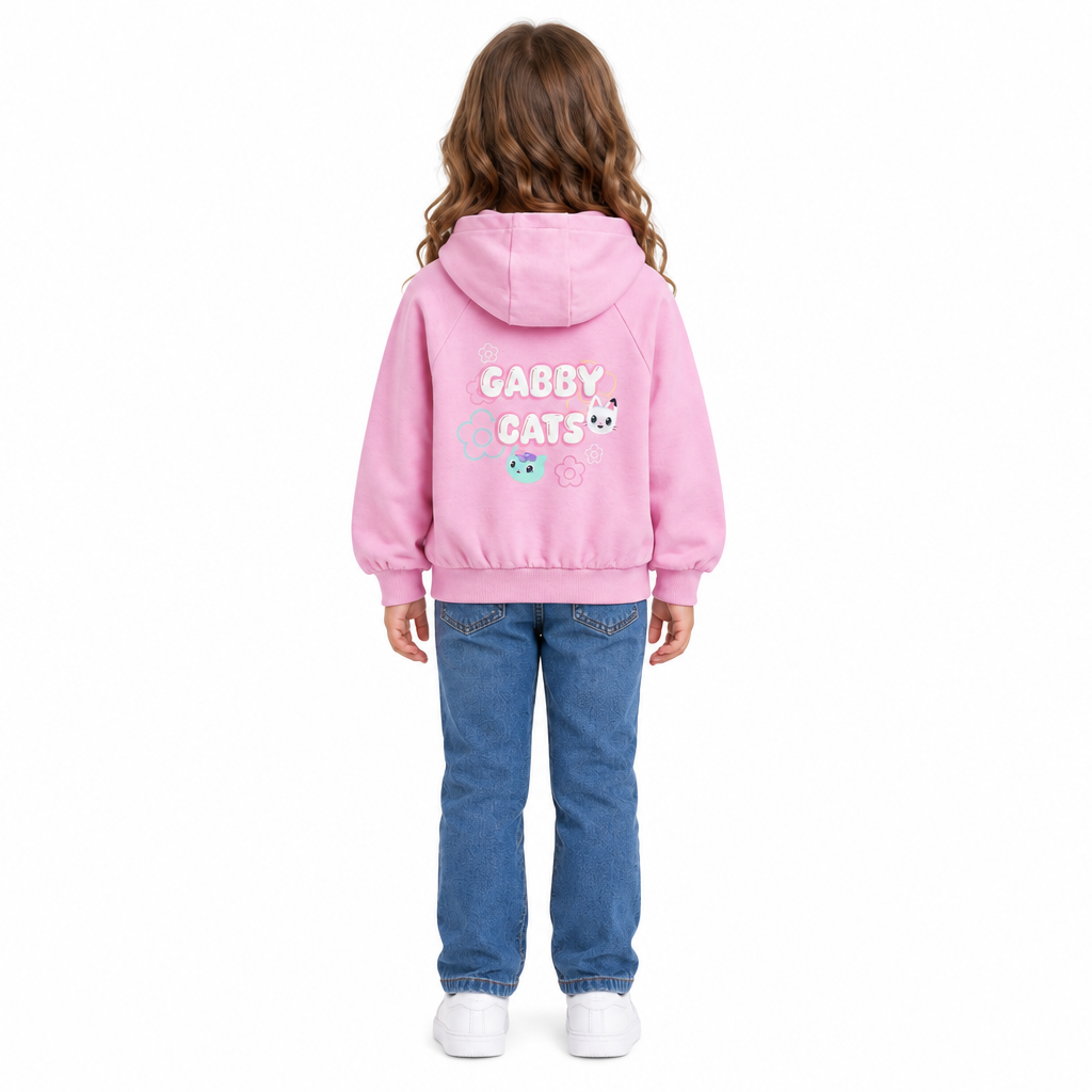 GABBY'S DOLLHOUSE Pink Hooded Sweatshirt