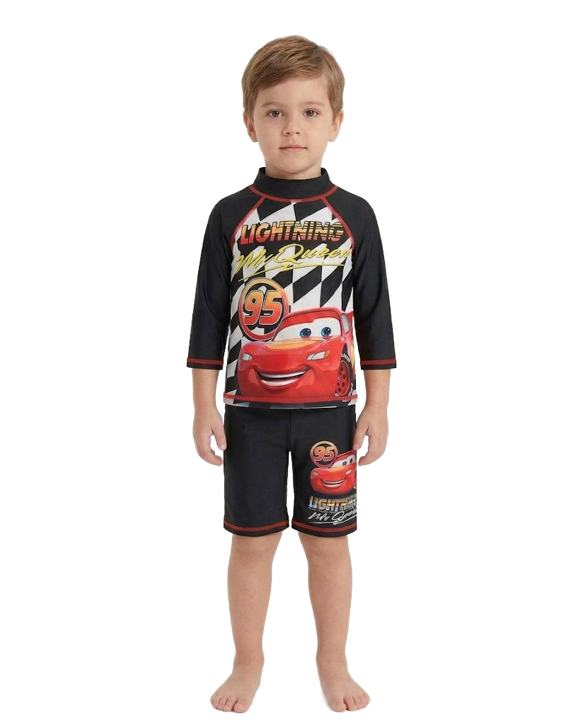DISNEY CARS 4 Pack Swim Top & Shorts