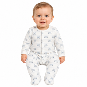 MICKEY MOUSE 3 Pack Blue Sleepsuit Set