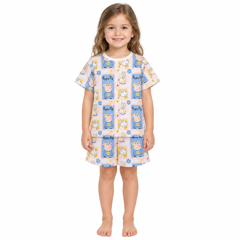 PEPPA PIG Friends Shortie Pyjama Set