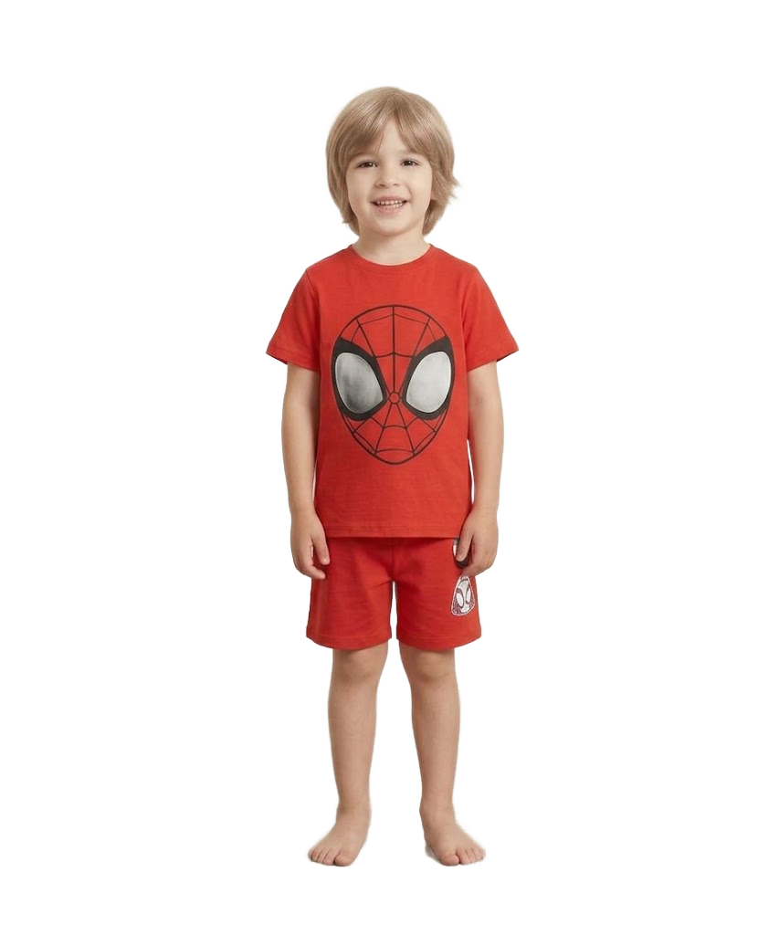 SPIDERMAN 3 Pack Shortie Pyjama Set