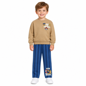 PAW PATROL Sweatshirt & Striped Trackpants Set
