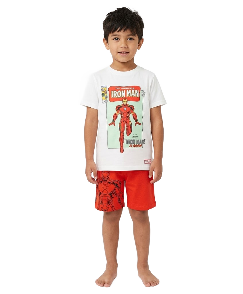 THE AVENGERS Iron Man Shortie Pyjama Set