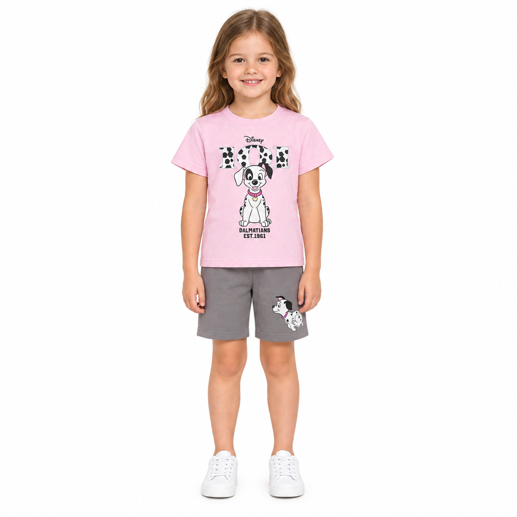 101 DALMATIANS Pink T-Shirt & Shorts Set