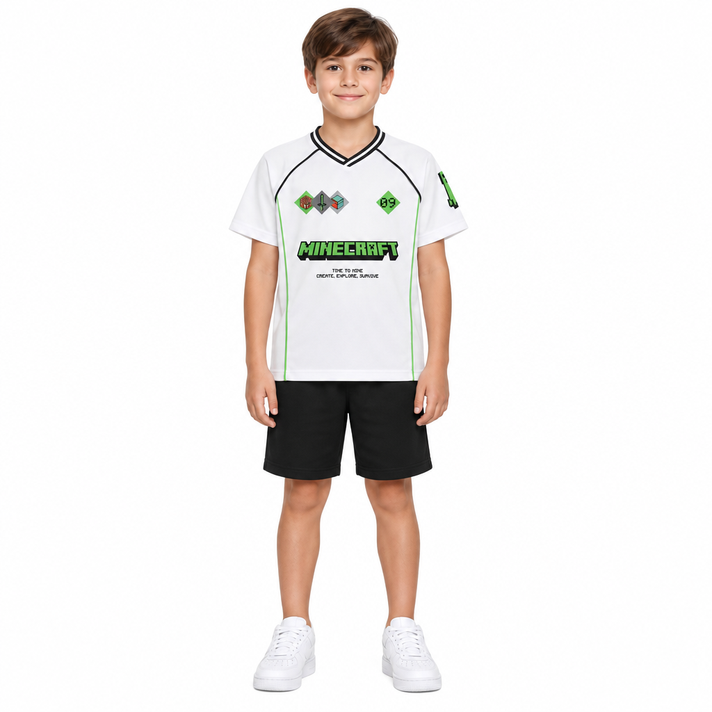 MINECRAFT White Sport T-Shirt