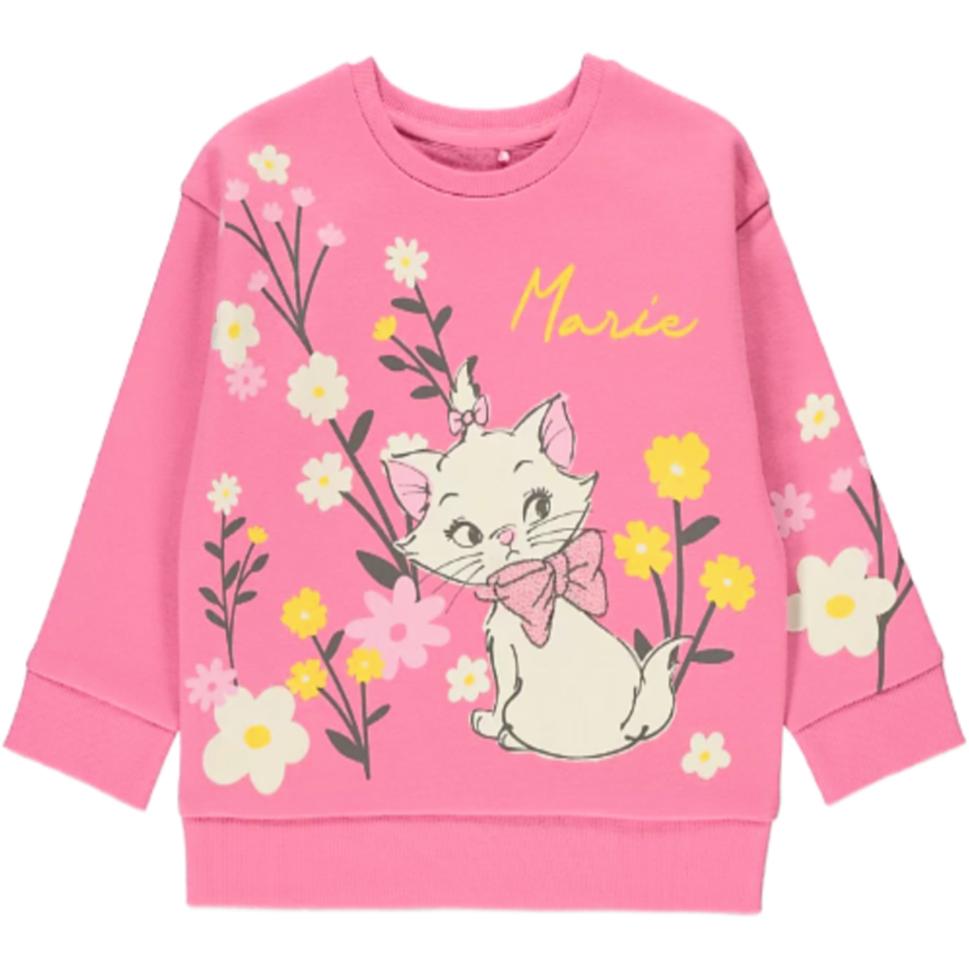 Aristocats | Pink Sweatshirt | Little Gecko