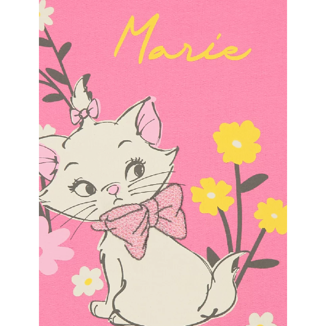 Aristocats | Pink Sweatshirt | Little Gecko