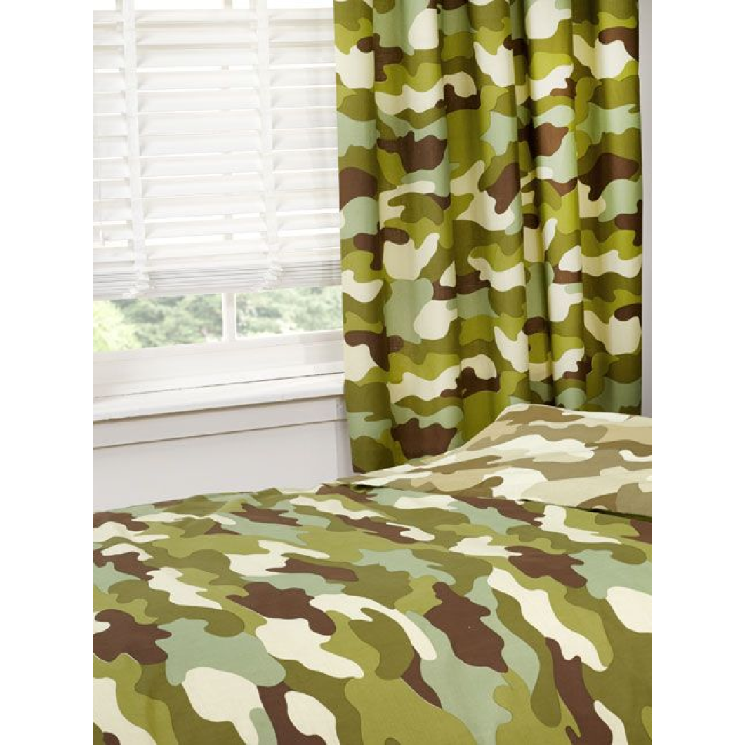Army Camouflage | Curtains | Little Gecko