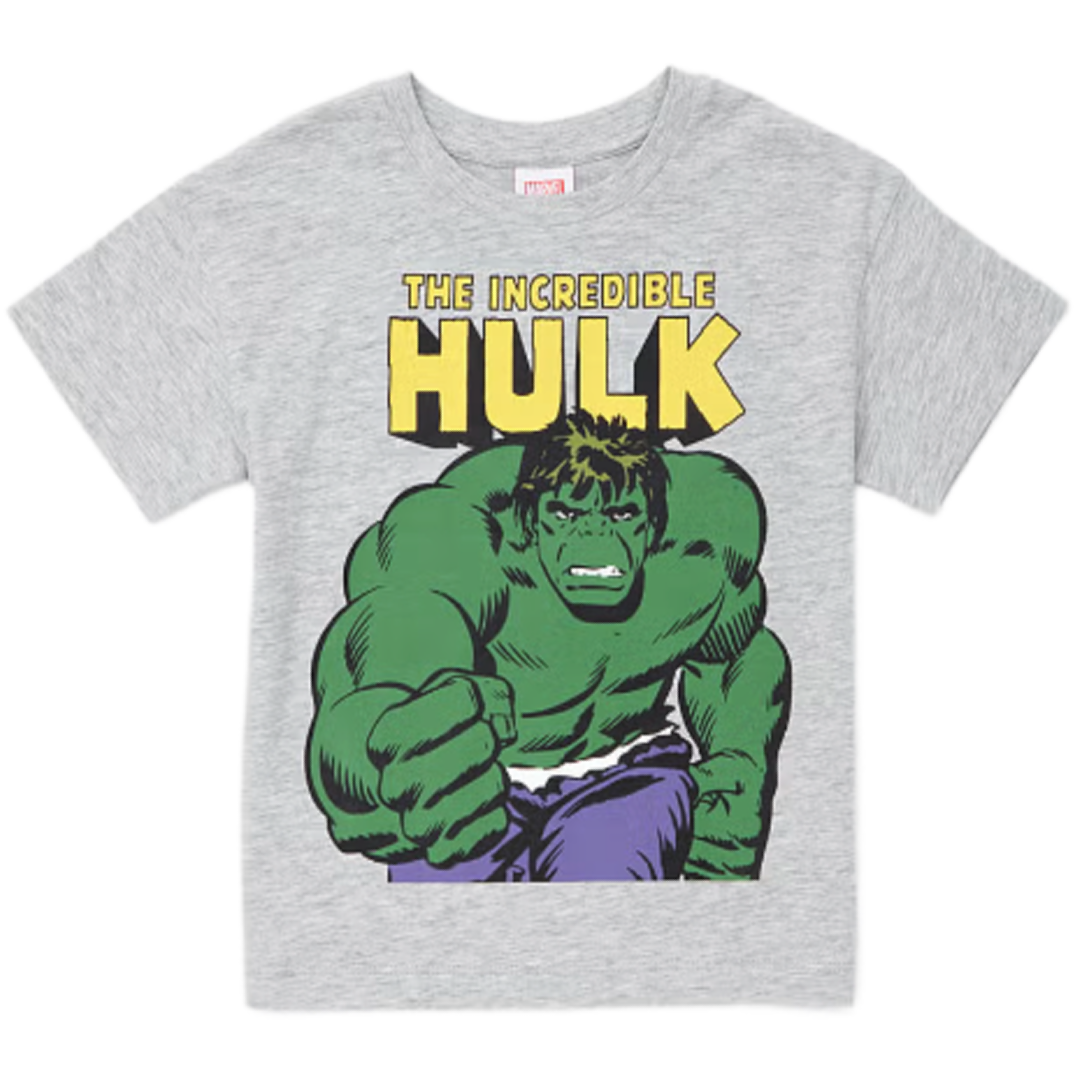 Avengers | Grey Hulk T-Shirt | Little Gecko